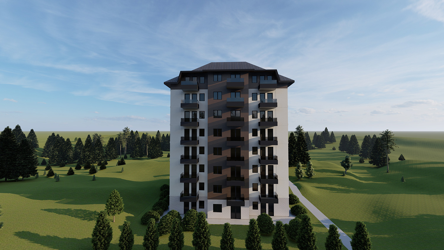 Zlatibor Zgrada sa 38 stanova kvadrature 36 i 37 kvadrata